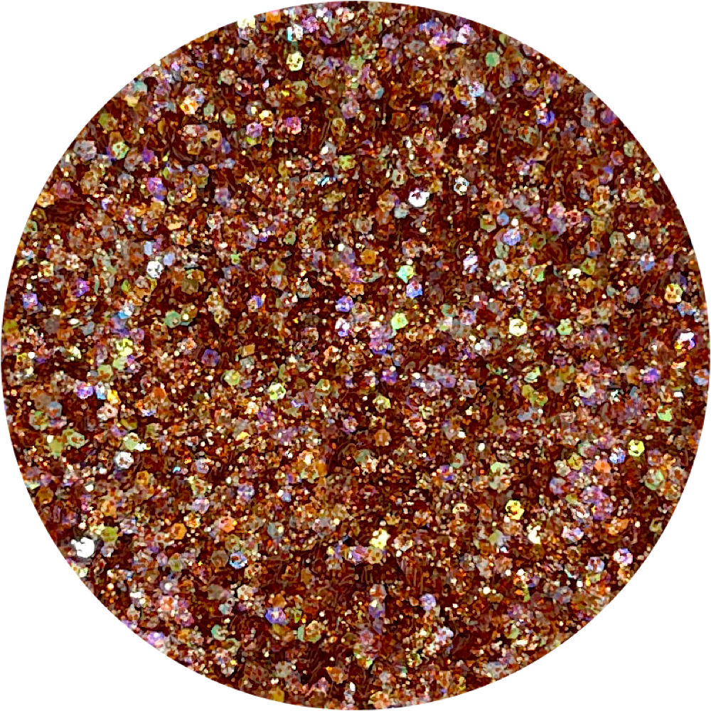 Harvest Brown Metallic Hybrid Glitter (ultra fine .008)- 4 oz. Jar