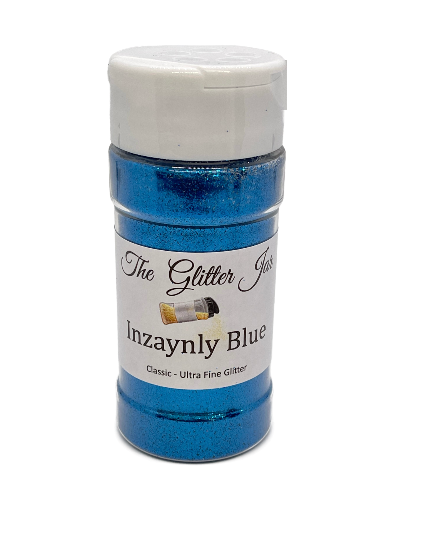 Inzaynly Blue Ultra Fine Classic Glitter The Glitter Jar