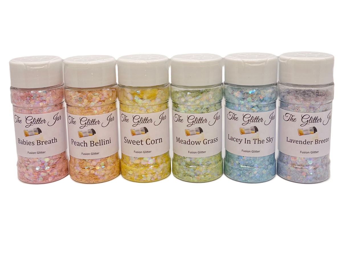 Pastel Fusion Collection Glitter