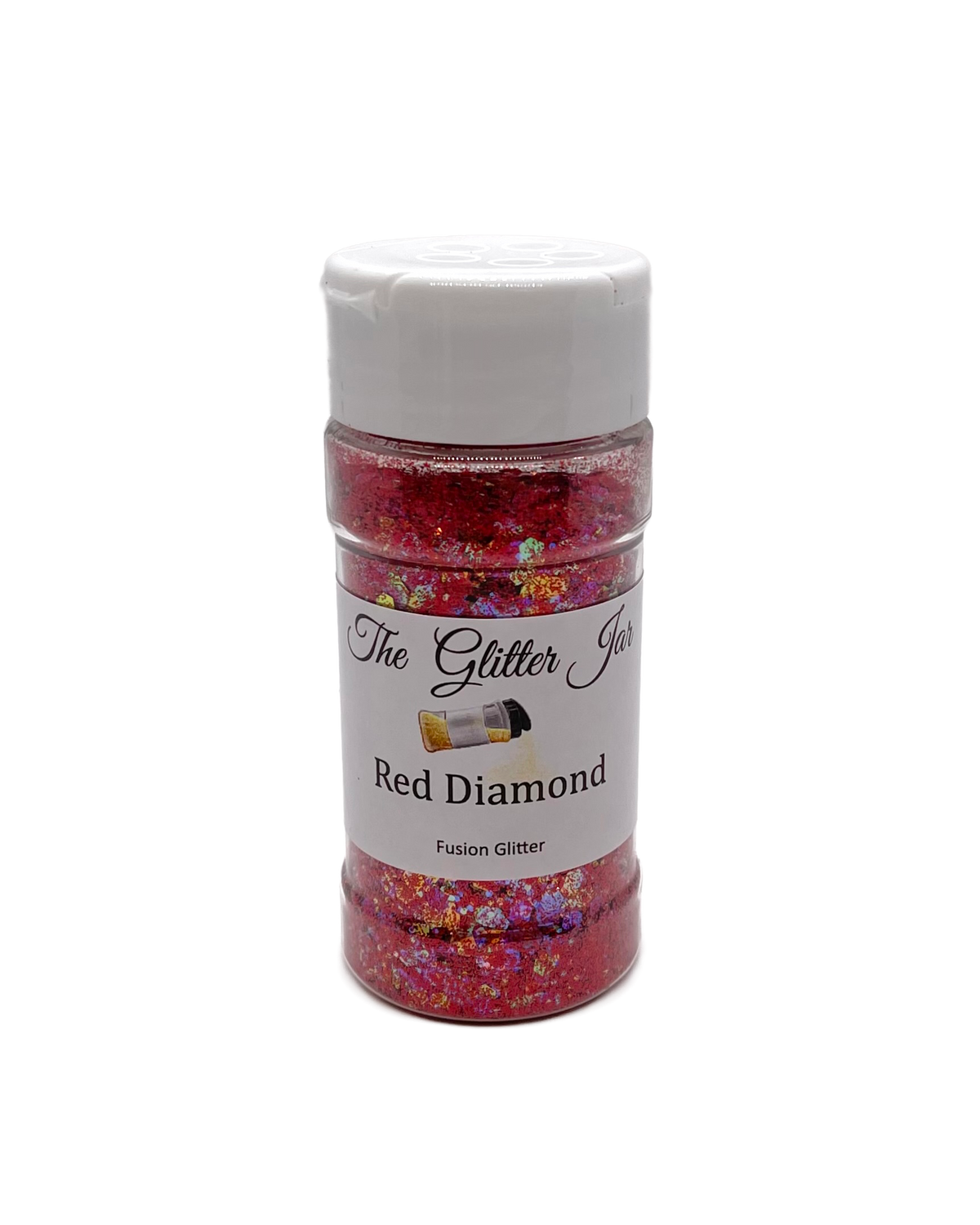 Red Diamond Fusion Glitter The Glitter Jar