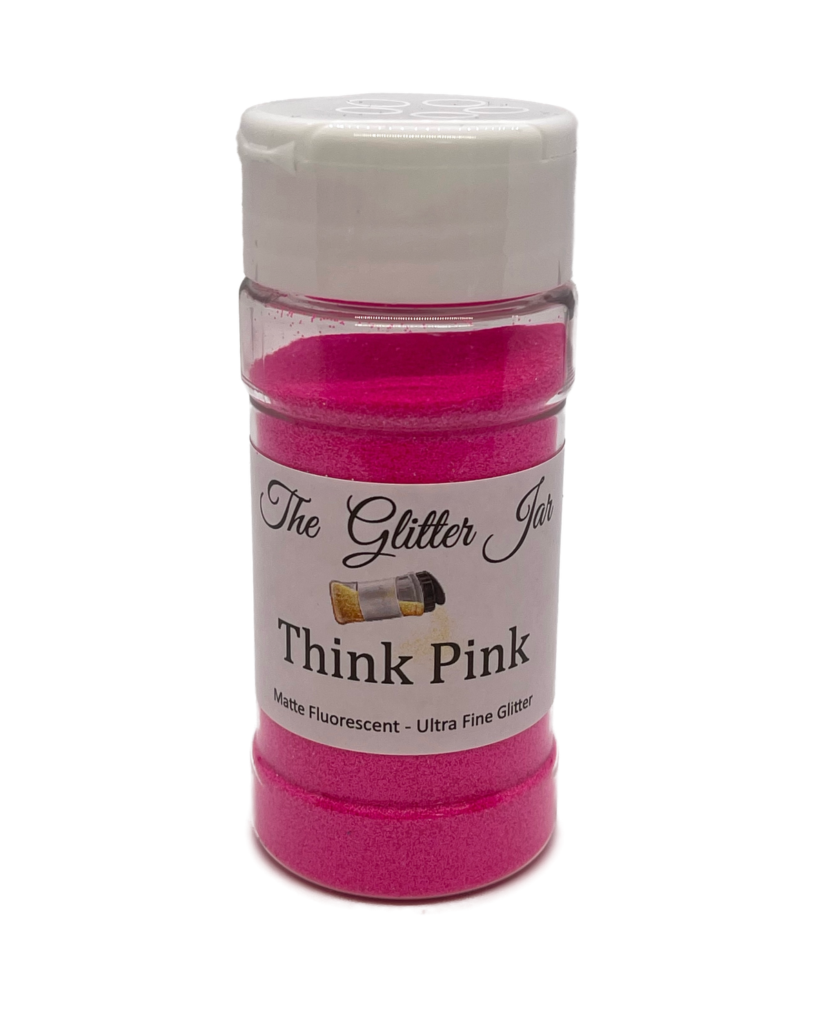 Think Pink Ultra Fine Matte Fluorescent The Glitter Jar
